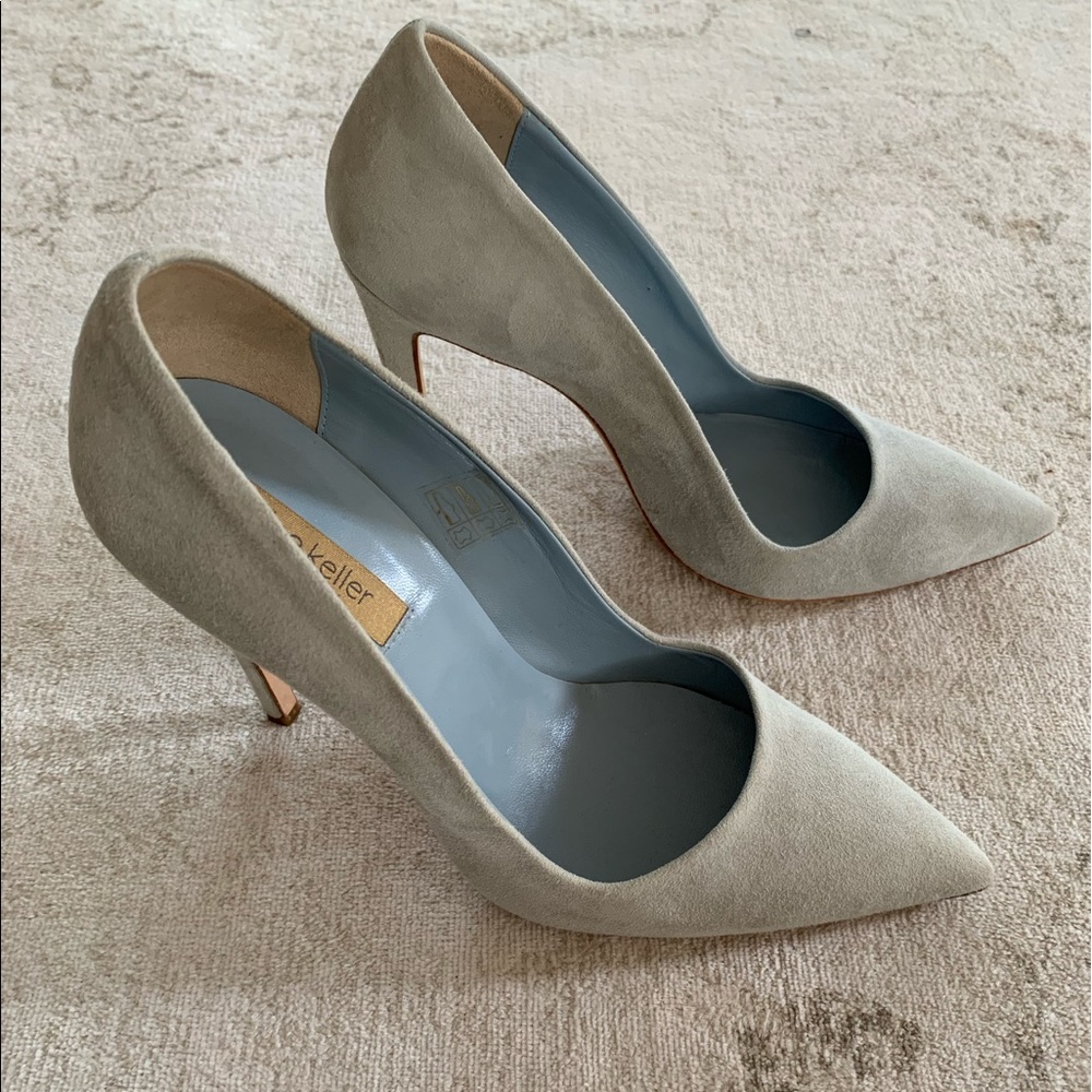 Dee Keller Italy Suede Heels